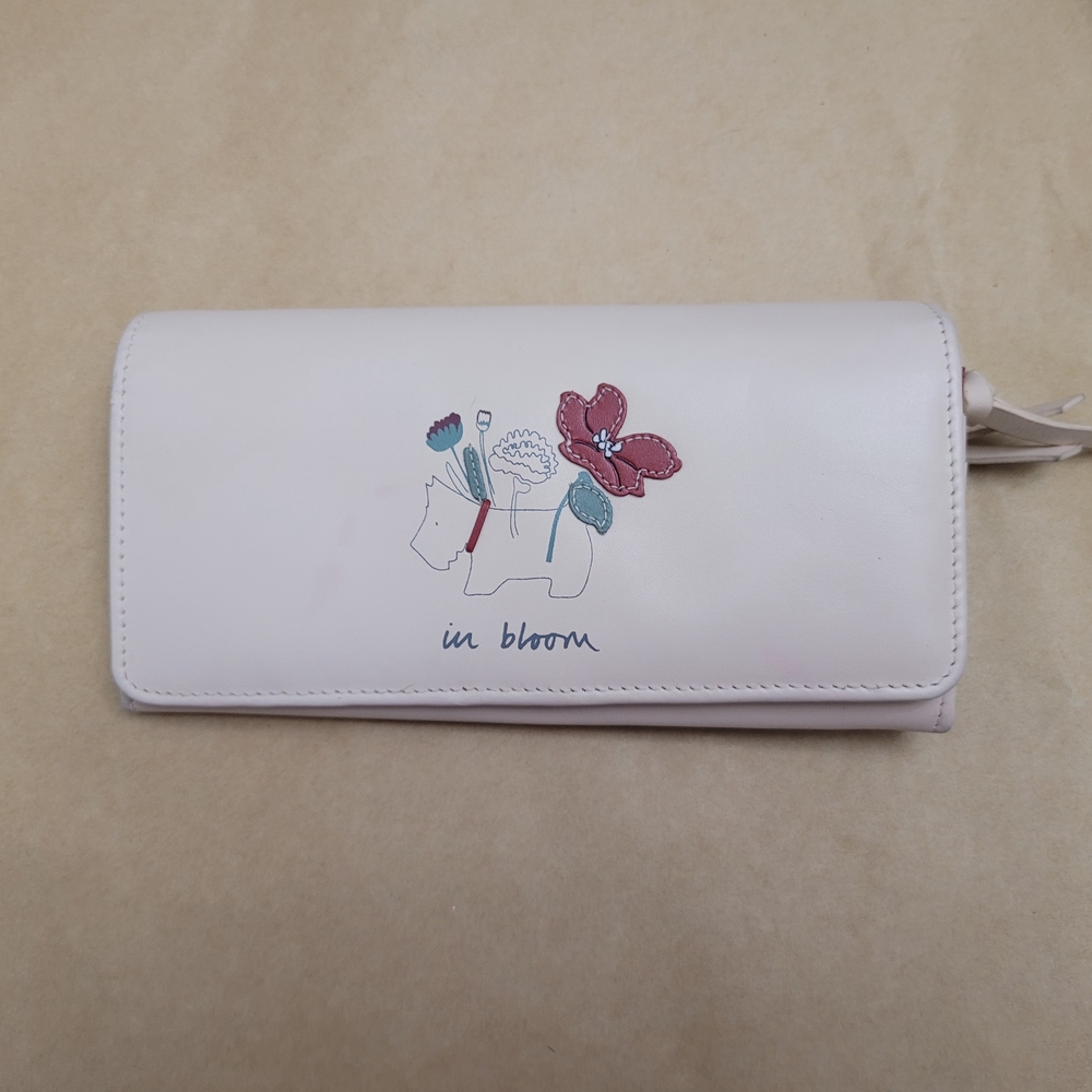 Radley London In Bloom Cream Wallet with Scottie Logo